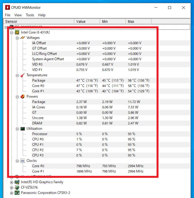 Hwmonitor パソコンの状態をモニタリング Freesoftconcierge