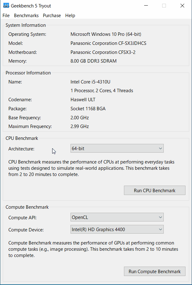 Geekbench 様々なデバイス対応のベンチマークソフト Freesoftconcierge