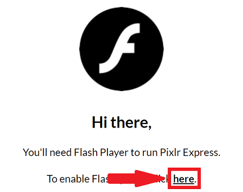 Flashの有効化